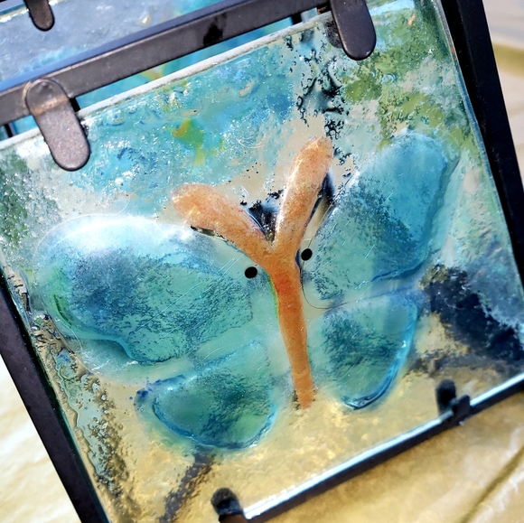 Glass and Metal Tea Light Stand NWOT - Picture 4 of 6